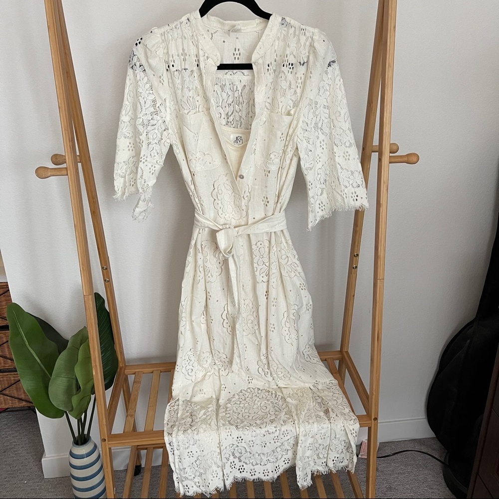 White / cream dRA Los Angeles dress